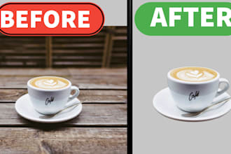 do professional background removal and cutout image tracing