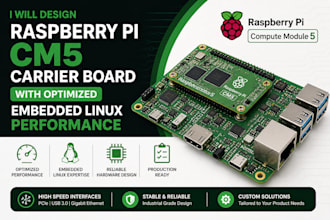 design raspberry pi cm5 carrier board with optimized embedded linux performance