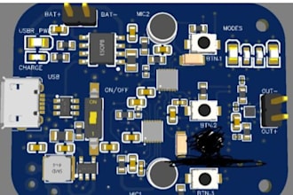 design automotive pcb, ecu, can bus and embedded pcb layout with circuit design