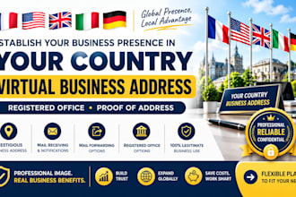 provide germany virtual business address registered office proof of address