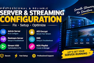 fix admin server, restream server,stream vod, aes encrypt, dns, m3u playlist