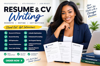 review and rewrite resume CV document refinement, ats optimization, cover letter