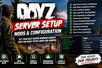 set up a dayz server with mods and scripts