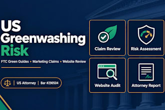 legally assess your environmental marketing claims for greenwashing risk
