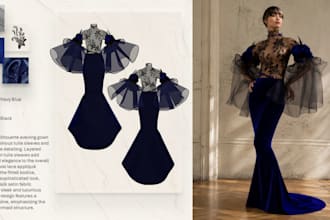 design luxury evening dresses and formal gowns