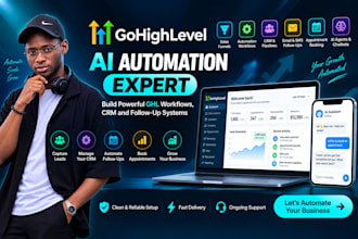 gohighlevel sales funnel, website, and ghl workflow automation