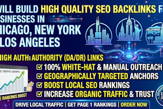 build high quality seo backlinks for business in chicago newyork and los angeles