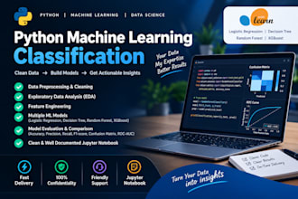 build a machine learning classification model in python