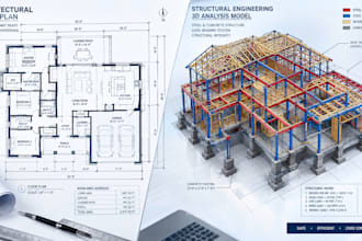 create architectural and structural drawings for residential projects