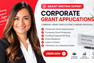 write corporate grant applications company grant application funding proposal