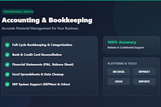 handle your bookkeeping and financial accounting