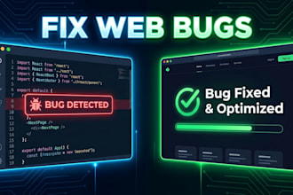 fix your react and next js bugs within 24 hours