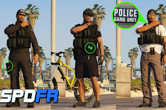 create a custom eup clothing for your fivem server lspdfr and install mods