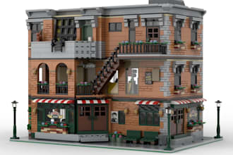 create custom lego moc model design with xml partlist step by step instruction
