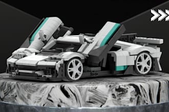 design custom lego moc models with bricklink studio and instructions