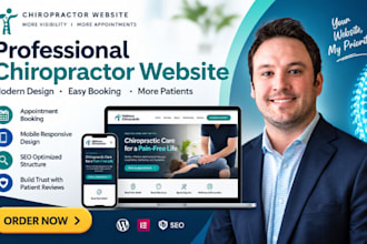 design a chiropractor website with appointment booking