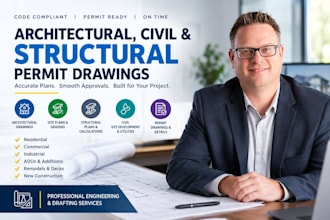 provide architect, civil and structural engineering drawings in texas florida ca