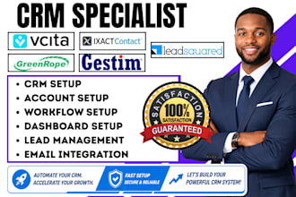 setup respacio gestim crm liondest greenrope leadquared ixact contact vcita