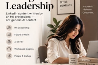 ghostwrite linkedin content for HR leaders and people professionals