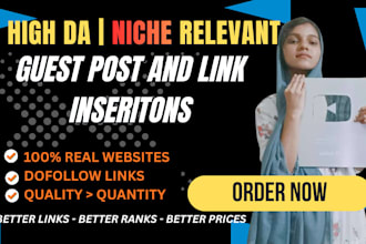 build high quality guest post backlinks