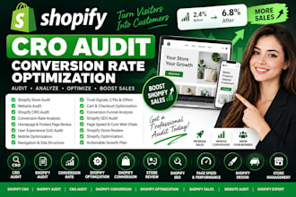 do a shopify cro audit and shopify store audit to increase conversions