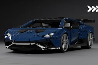 design custom lego moc cars houses vehicles with lego instructions and partlists