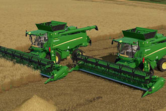 model construction equipment, tractor, 3d farming simulator, heavy machinery
