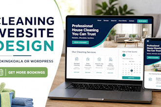 build cleaning business website house cleaning website wordpress website