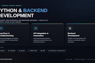 build scalable python backend apis with fastapi