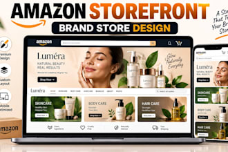 design amazon storefront and amazon brand store