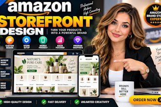 design a professional amazon storefront and amazon brand store