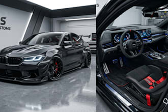 create fivem car design and truck models with custom interiors and exteriors