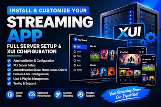 install and customize your app rebrand with full setup of installation xui