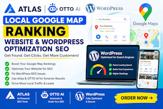 search atlas ai otto local google map ranking wordpress website seo optimization