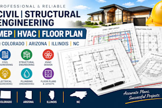 civil structural engineering mep hvac floor plan in colorado arizona illinois nc