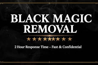 perform black magic removal and spiritual energy cleansing