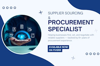 find and vet reliable suppliers for your business