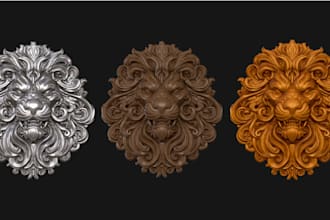 create custom 3d bas relief models for 3d printing, cnc carving and engraving