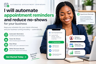 automate appointment reminders and reduce no shows for your business