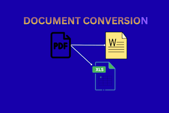 convert PDF to word, image to text and file conversion