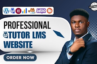 create wordpress lms website using tutor lms and learndash