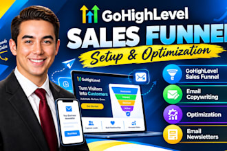 do gohighlevel sales funnel, email copywriting, optimization, email newsletters