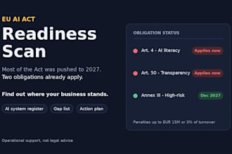 run an eu ai act readiness scan of the ai tools your business uses
