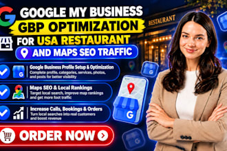 optimize google my business gbp for usa restaurant local maps seo ranking