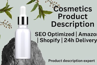 write SEO product descriptions for amazon daraz shopify