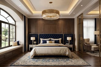 create 3d bedroom, livingroom, bathroom ikea interior design, corona rendering