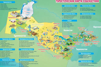design a custom tourist map, travel map and illustrated city map