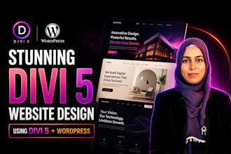 do divi 5 wordpress website development, redesign revamp blog