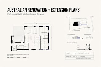 create australian renovation, extension and building plans