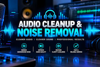 fix audio issues and clean sound for your videos